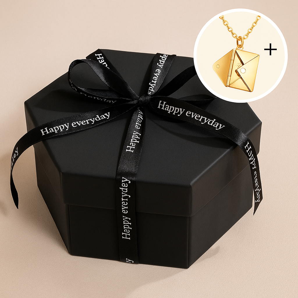 LoveBoxik - Zestaw z Naszyjnikiem Love